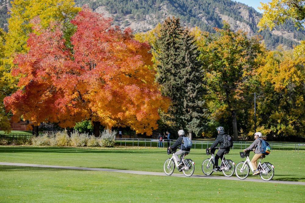 Riding electric bikes around Boulder, Colorado and photography by Julia Vandenoever.